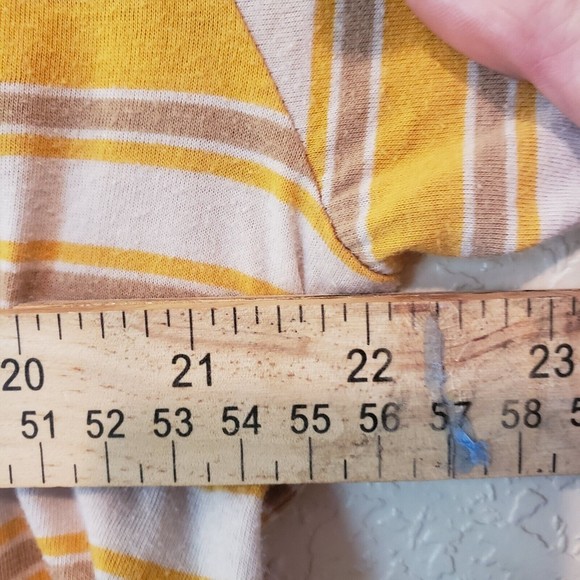 Brixton Hilt Revert Yellow Striped Tee, Sz Small T-shirt - Picture 8 of 8